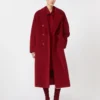 101801 Icon Coat, rouge foncé