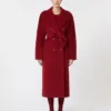 101801 Icon Coat, rouge foncé