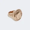 Bague Doge en métal, dorée