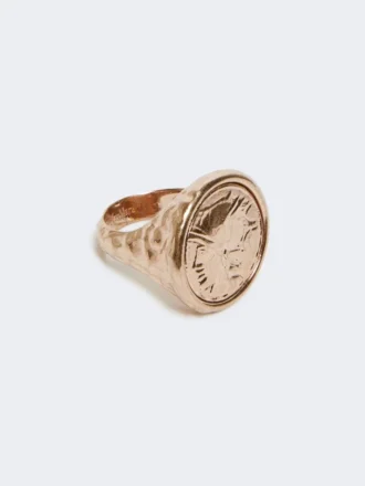Bague Doge en métal, dorée