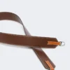 Bandoulière en cuir, couleur cacao Bandoulière en cuir, couleur cacao