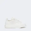 Baskets en cuir, blanc optique Baskets en cuir, blanc optique
