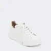 Baskets en cuir, blanc optique Baskets en cuir, blanc optique