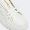 Baskets en cuir, blanc optique Baskets en cuir, blanc optique