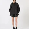 Bermuda en cuir, noir Bermuda en cuir, noir