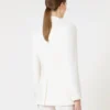 Blazer ajusté en crêpe de laine, blanc Blazer ajusté en crêpe de laine, blanc
