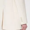 Blazer droit en cady, beige Blazer droit en cady, beige