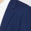 Blazer droit en jersey piqué, bleu de Chine Blazer droit en jersey piqué, bleu de Chine