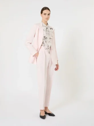 Blazer en cady, rose