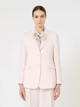 Blazer en cady, rose