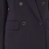 Blazer en jersey à double boutonnage Milano-knit, bleu marine Blazer en jersey à double boutonnage Milano-knit, bleu marine