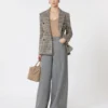 Blazer en jersey jacquard, noir-gris Blazer en jersey jacquard, noir-gris