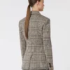 Blazer en jersey jacquard, noir-gris Blazer en jersey jacquard, noir-gris