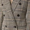 Blazer en jersey jacquard, noir-gris Blazer en jersey jacquard, noir-gris