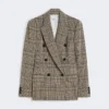 Blazer en jersey jacquard, noir-gris Blazer en jersey jacquard, noir-gris