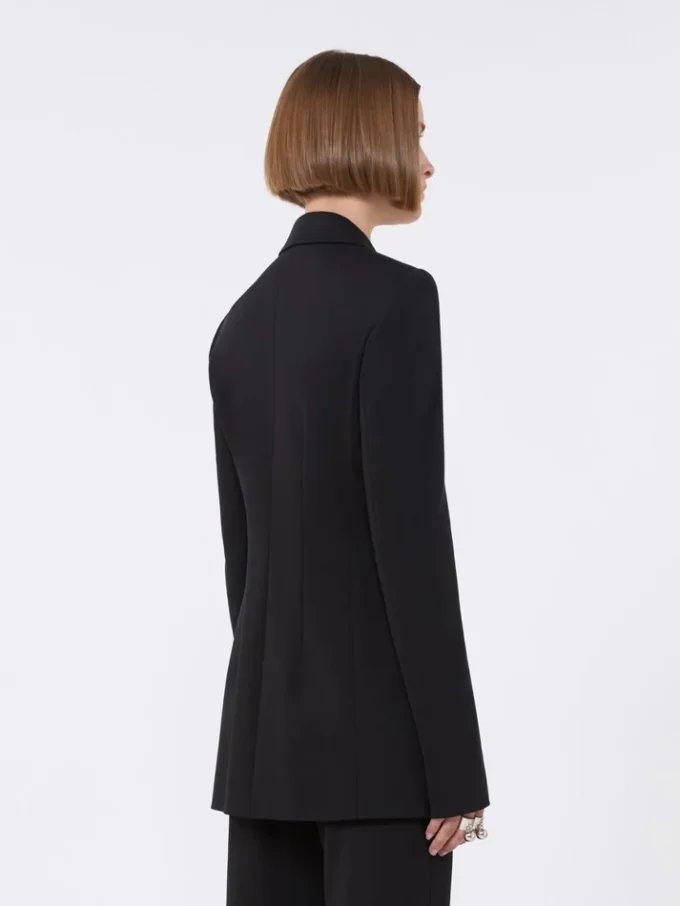 Blazer en jersey, noir Blazer en jersey, noir