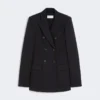 Blazer en jersey, noir Blazer en jersey, noir
