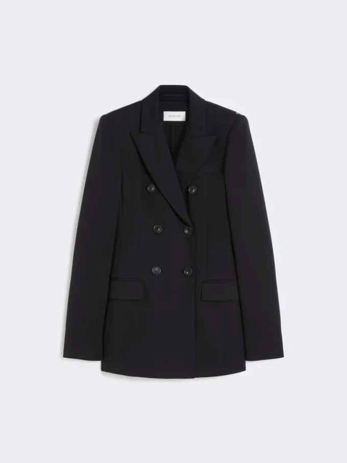 Blazer en jersey, noir Blazer en jersey, noir