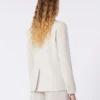 Blazer en laine stretch, couleur sable Blazer en laine stretch, couleur sable