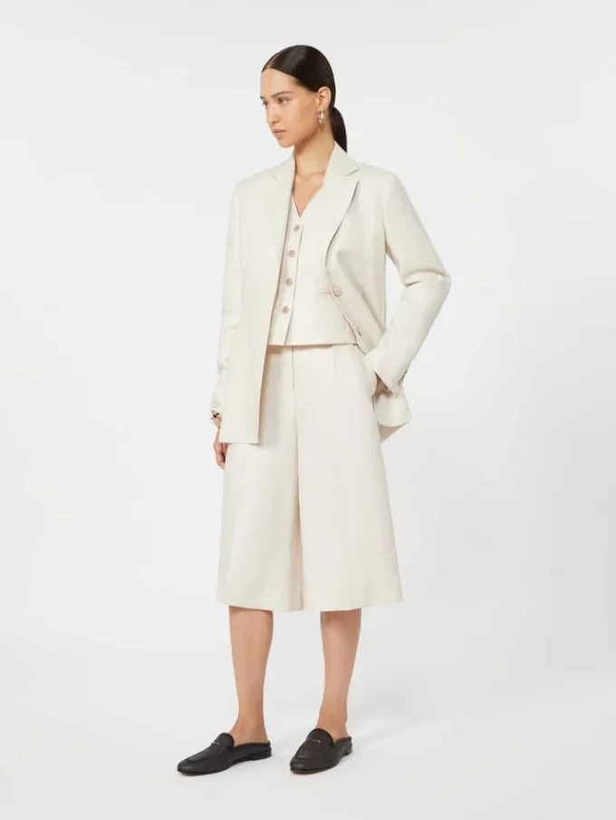 Blazer en pur lin, beige Blazer en pur lin, beige