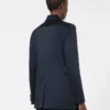 Blazer en satin Envers, bleu nuit Blazer en satin Envers, bleu nuit