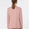 Blazer en toile de lin et coton, rose antique Blazer en toile de lin et coton, rose antique