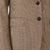 Blazer en twill de laine à motifs, couleur caramel Blazer en twill de laine à motifs, couleur caramel