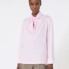 Blouse en charmeuse de soie, rose