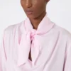 Blouse en charmeuse de soie, rose
