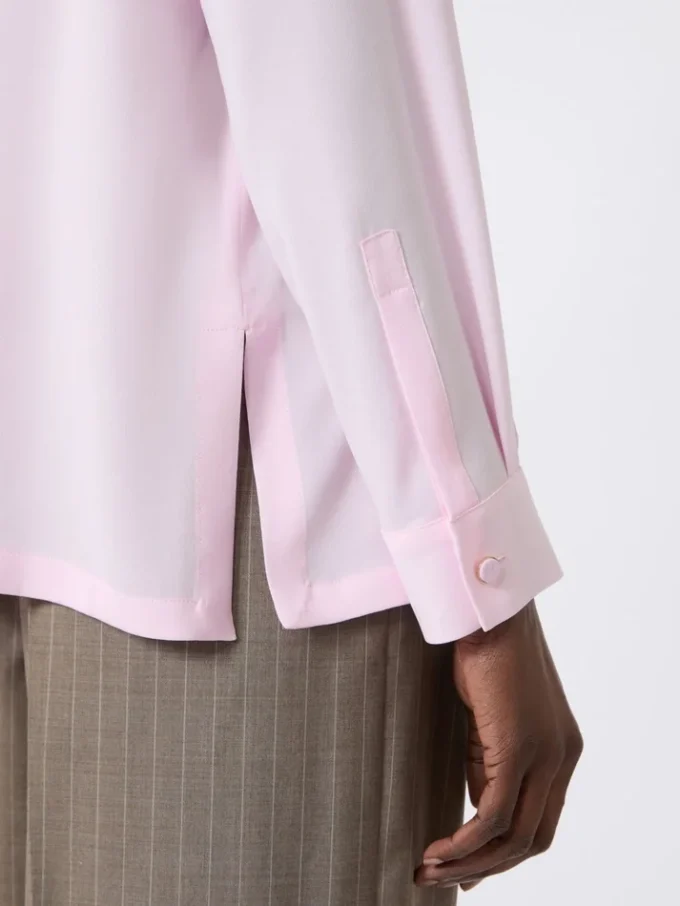 Blouse en charmeuse de soie, rose