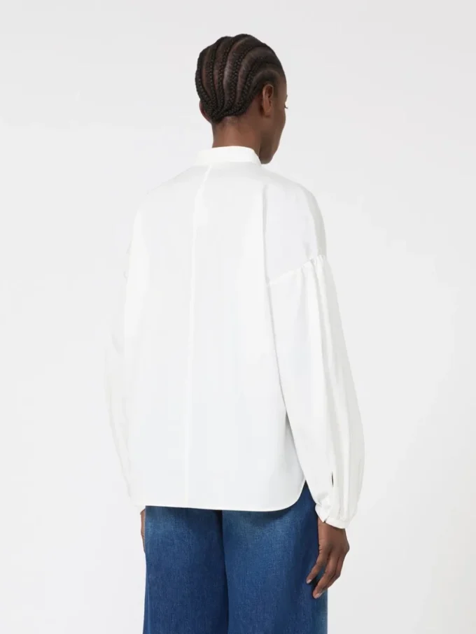 Blouse en coton, ivoire Blouse en coton, ivoire