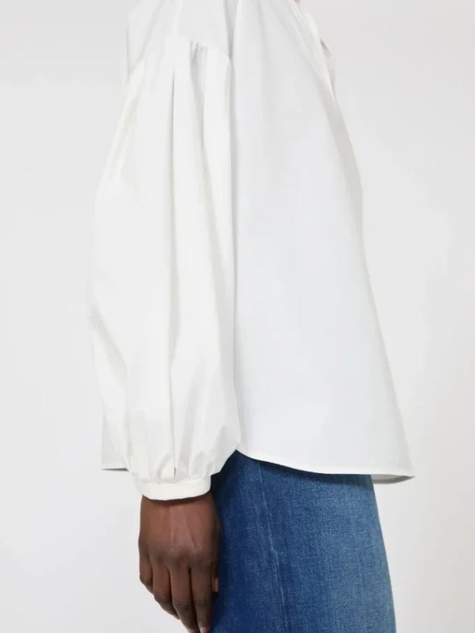 Blouse en coton, ivoire Blouse en coton, ivoire