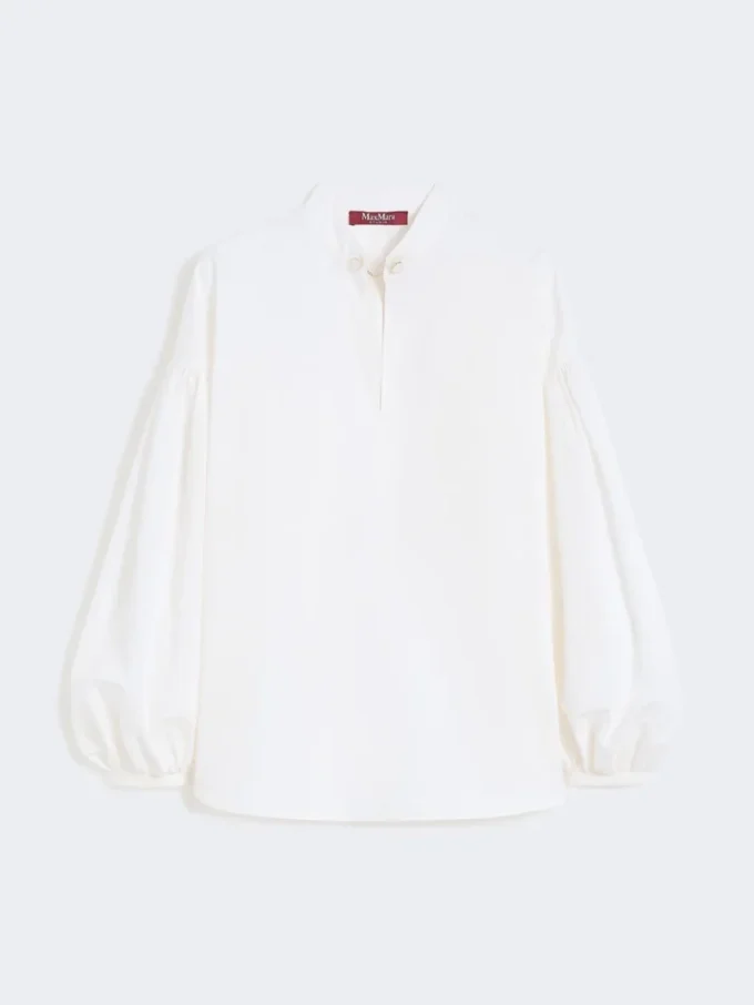 Blouse en coton, ivoire Blouse en coton, ivoire