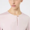 Blouse en crêpe de Chine de soie, rose Blouse en crêpe de Chine de soie, rose