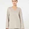 Blouse en laine, beige Blouse en laine, beige