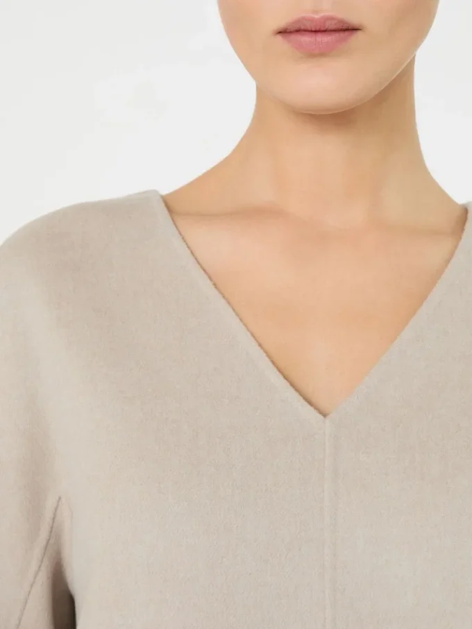 Blouse en laine, beige Blouse en laine, beige
