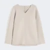 Blouse en laine, beige Blouse en laine, beige