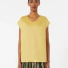 Blouse en toile de ramie, jaune vif Blouse en toile de ramie, jaune vif