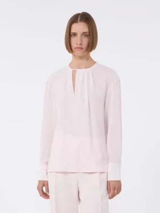 Blouse légère en cady, rose
