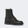 Bottes militaires en cuir, noires Bottes militaires en cuir, noires