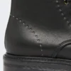 Bottes militaires en cuir, noires Bottes militaires en cuir, noires
