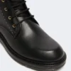 Bottes militaires en cuir, noires Bottes militaires en cuir, noires