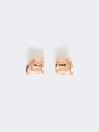 Boucles d&rsquo;oreilles asymétriques en métal, bronze