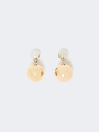 Boucles d’oreilles en métal Pasticcino Bag, dorées Boucles d’oreilles en métal Pasticcino Bag, dorées