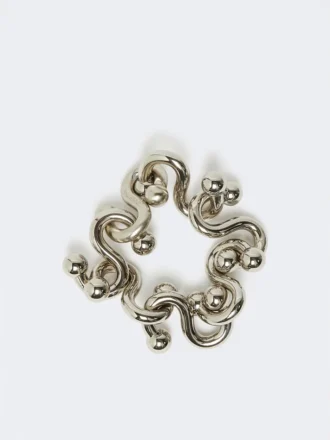 Bracelet métallique, argent