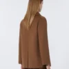 Caban en laine peignée, couleur tabac Caban en laine peignée, couleur tabac