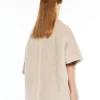 Cape en tissu teddy d’alpaga et de laine, beige Cape en tissu teddy d’alpaga et de laine, beige