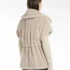 Cape en tissu teddy d’alpaga et de laine, beige Cape en tissu teddy d’alpaga et de laine, beige