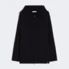 Cardigan à capuche en cachemire, bleu outremer