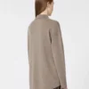 Cardigan en laine et cachemire, couleur tourterelle Cardigan en laine et cachemire, couleur tourterelle